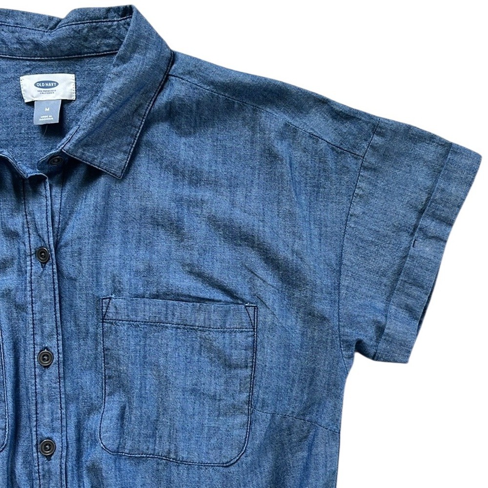 NWT! Old Navy Chambray Romper - Picture 6 of 10